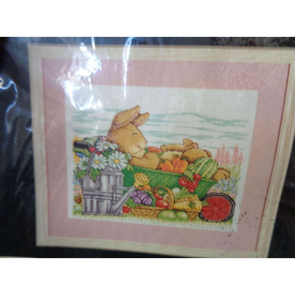 Design Works 9871 Bunny Cart Cross Stitch Kit